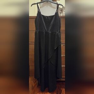 Halara Sz Xl Black High-low Active Dress